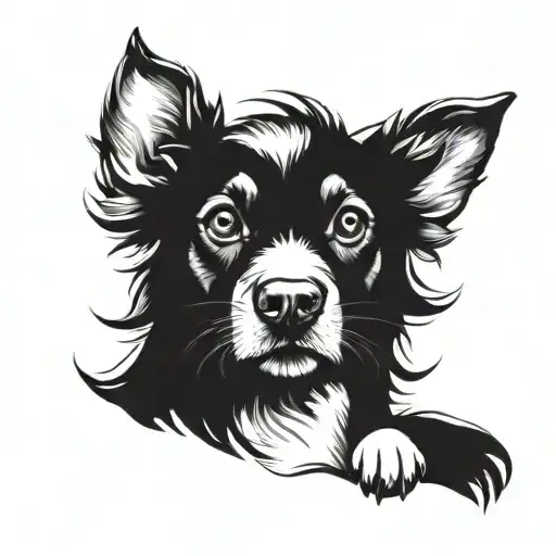 Dog Tattoo Design