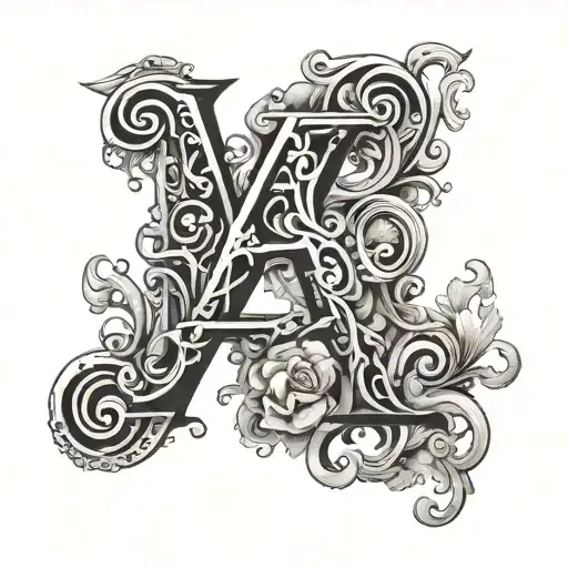 Letters A E D