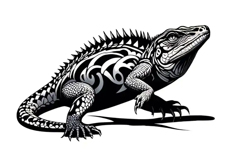 Tribal Goanna