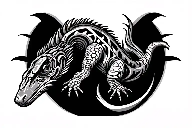 Tribal Goanna