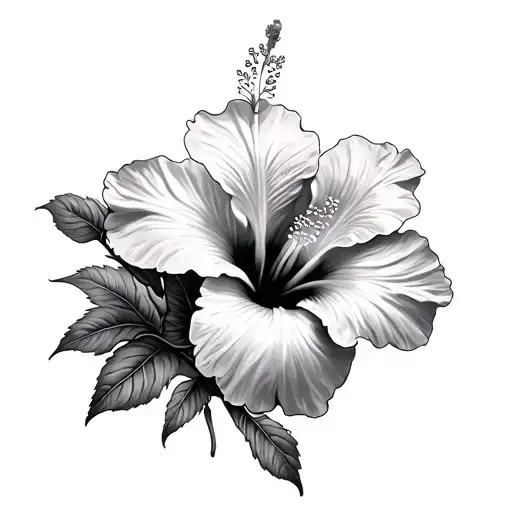 Filler Hibiscus Flower Blooming