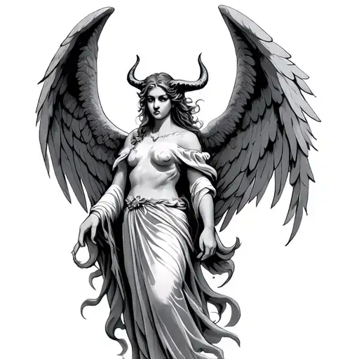 Traditional Angel Half Demon