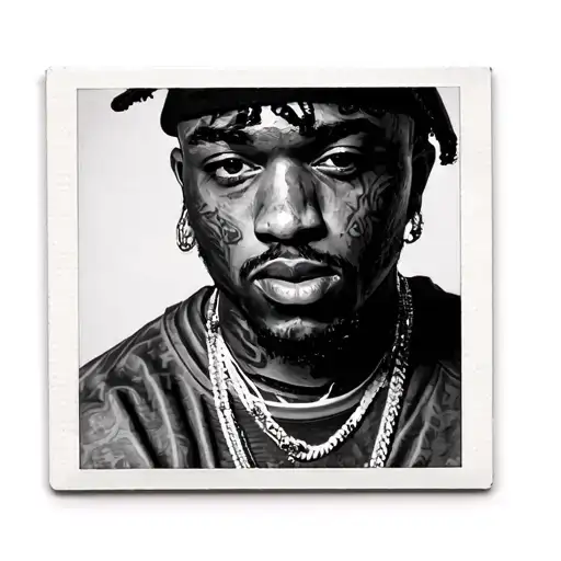 Rapper Future On Polaroid Photo