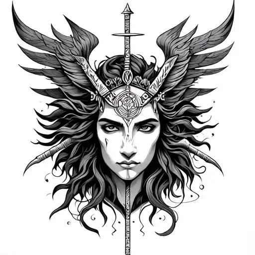 Ankchor And Saggitarius Zodiac Sign