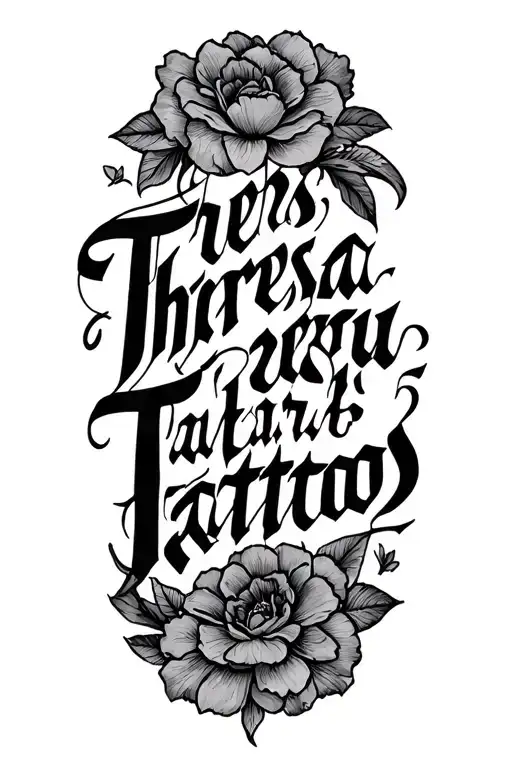 Theresa Early Calligraphy Font