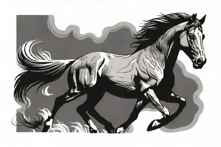 Horse Galloping