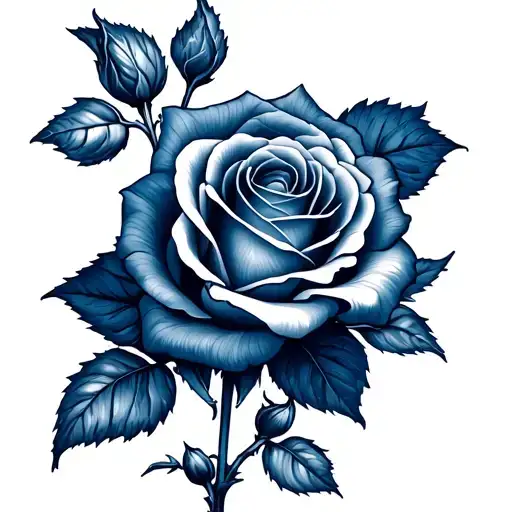 Dark Blue Rose