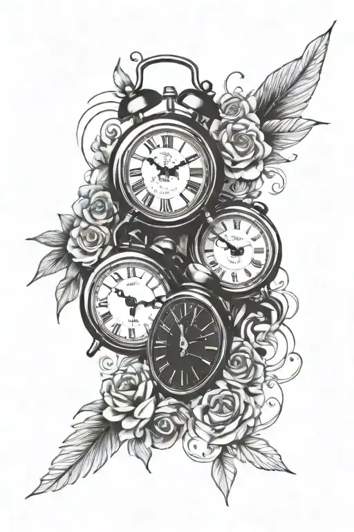 3 Clocks Surrounded
