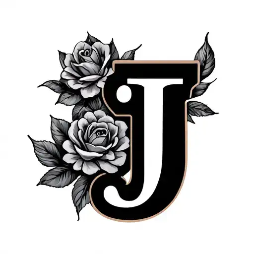 Letter J Clean An Simple