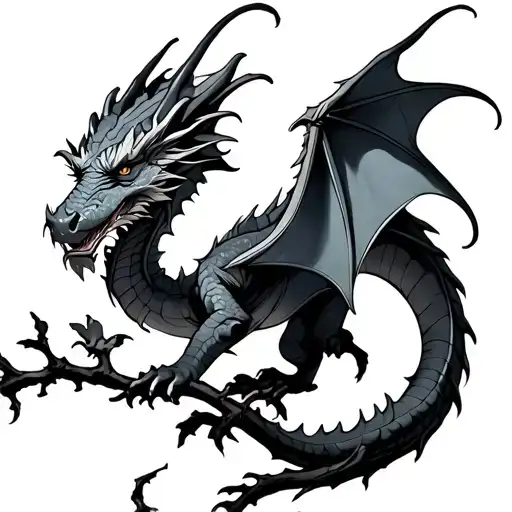 A Dragon With A Branch