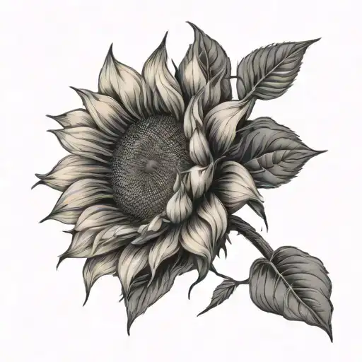 Sunflower Blooming