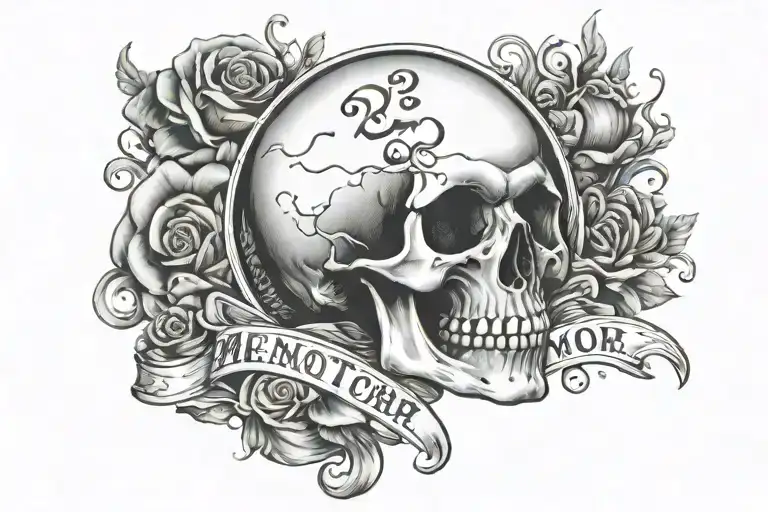The Number 22 And The Words Memento Mori