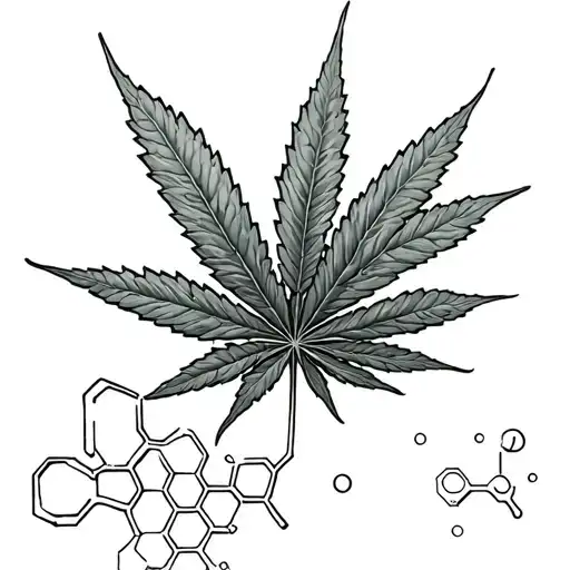 Marijuana Chemical Compound Structure