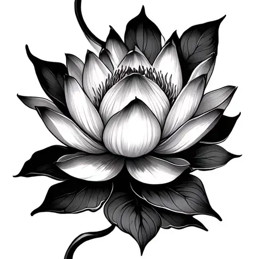 Lotus Flower Intertwined