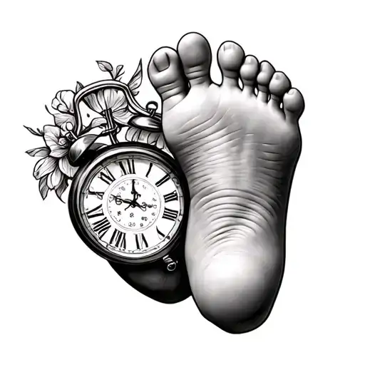Baby Foot With Clock