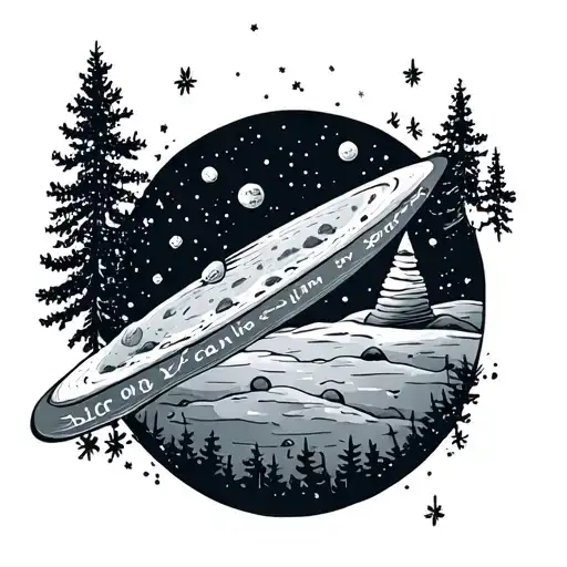 Big Dipper With The Words One With Nature