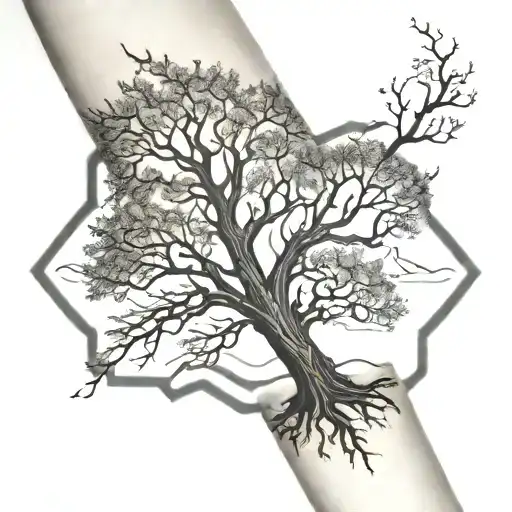 Fine Line Tree Forearm