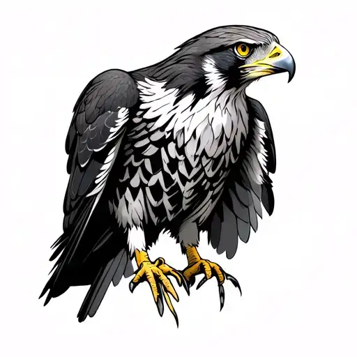 Falcon In Arm