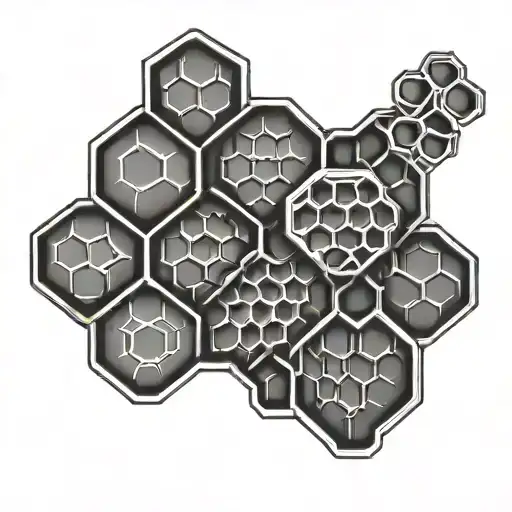 Horizontal Honeycomb Pattern