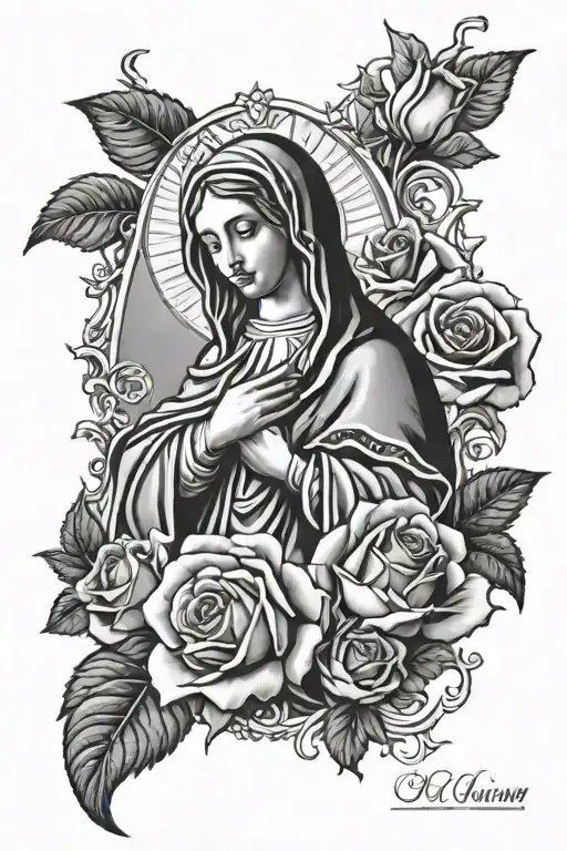 Roses Virgin Mary Birthdate 3 1 62