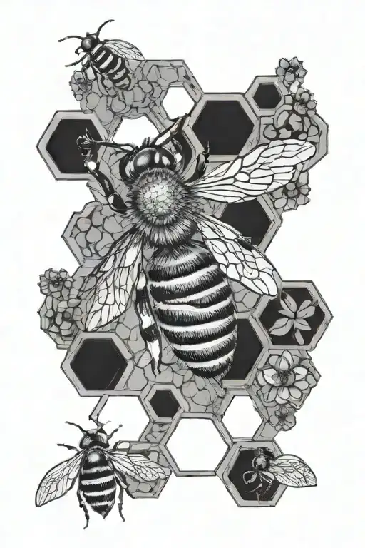 Bee Honeycomb Sleeve