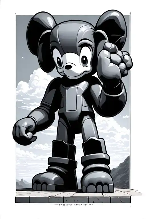 Kaws Character And A Sky View