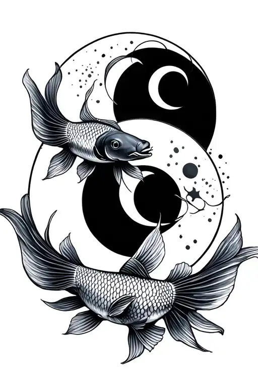 Moon Phases And Koi Fish