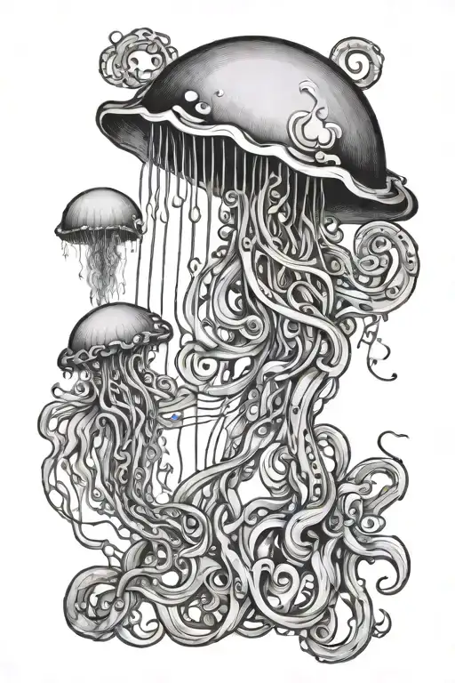 Fashion Inspired With Jellyfish And Music