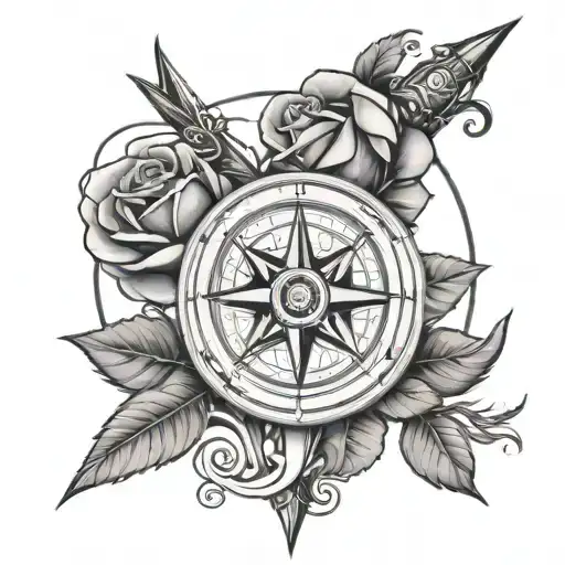 Rose And Compass