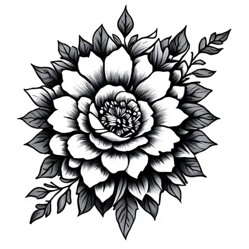 Floral And Ornamental Leg