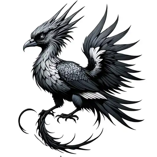 Fenix Bird With A Long Tail