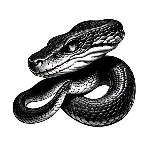 Realistic Snake Sleeve