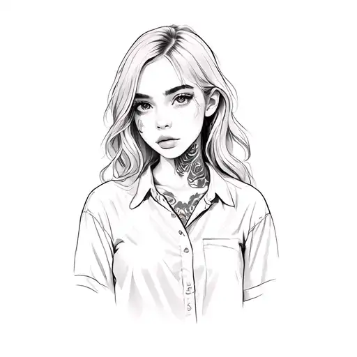 A Girl In A White Shirt