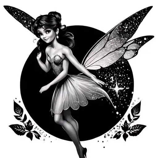 Tinkerbell Sprinkling Pixie Dust