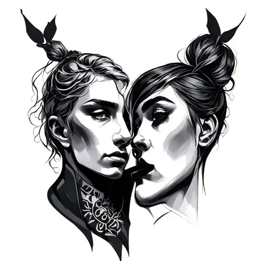 Idea Representing A Link Between Two People