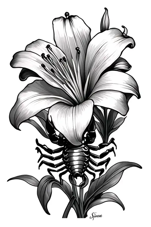 Sienna Scorpio Lily Flower