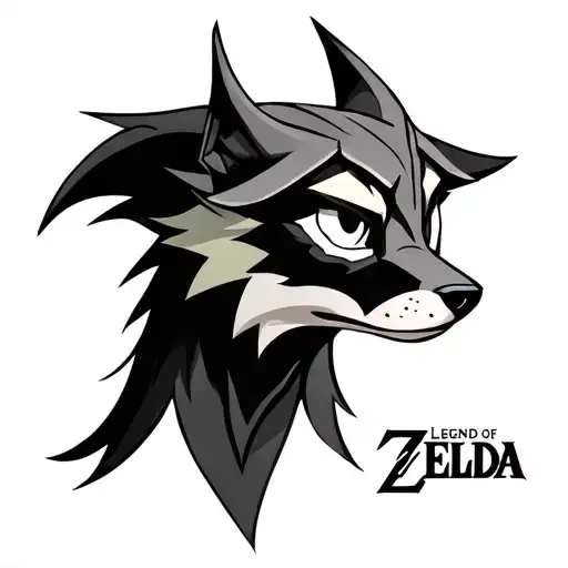 Legend Of Zelda Twilight Princess Wolf Link And True Form Midna