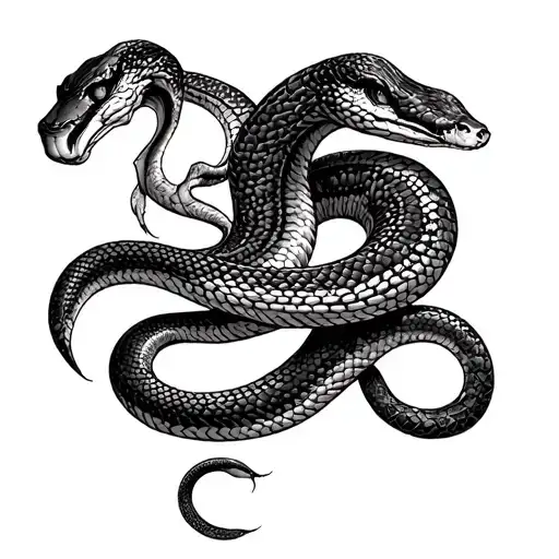 Garden Of Eden With Snake