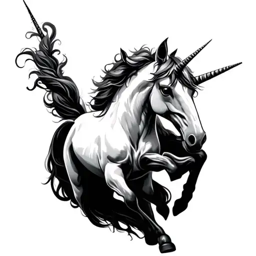 Rearing Unicorn