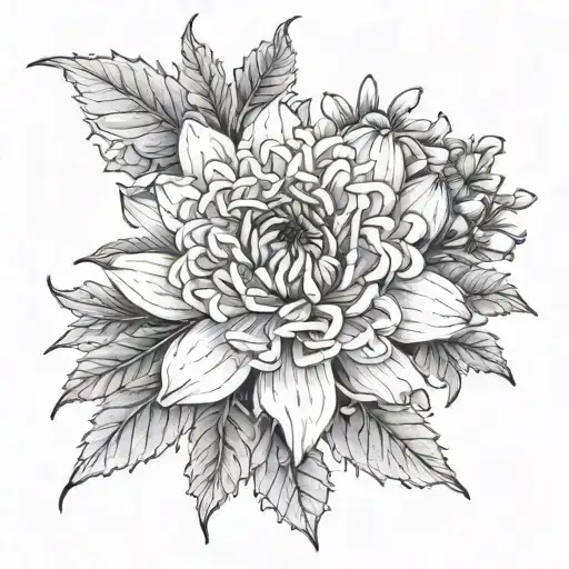 Aster And Marigold