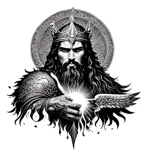 Warrior And God From Heaven Seeing