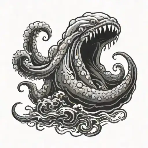 Angry Kraken Reaching