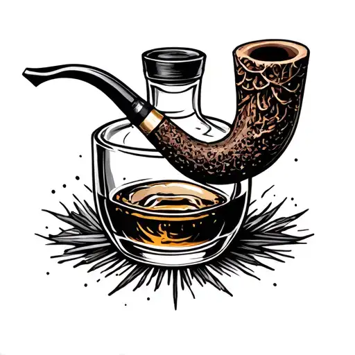Whiskey And Tobacco Pipe Chimney Poping