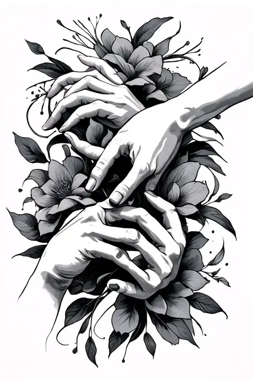 5 Hands Reaching