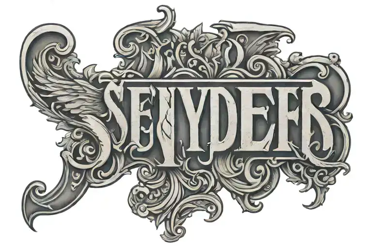 Snyder In All Caps The Letters
