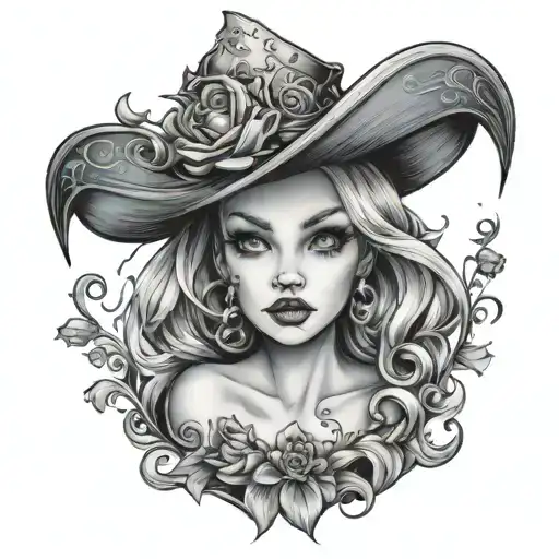 Ursula The Sea Witch Mixed With Pinocchio's Blue Fairy