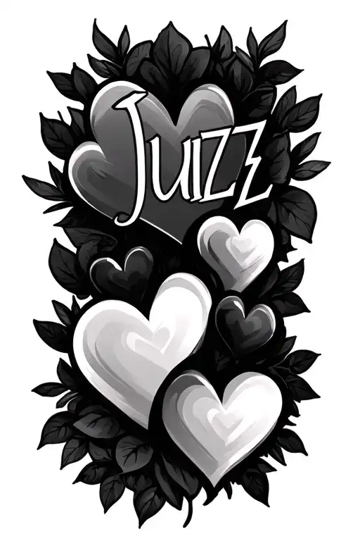 The Name Julz With Black Hearts