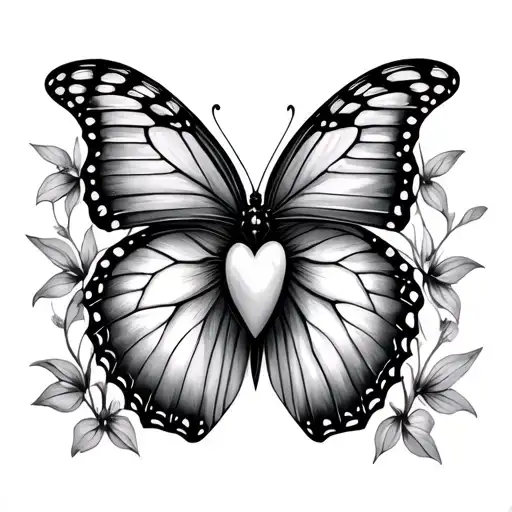 Heart Butterfly