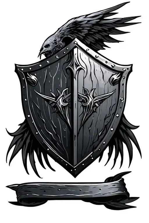 Claymore And Shield Adorned