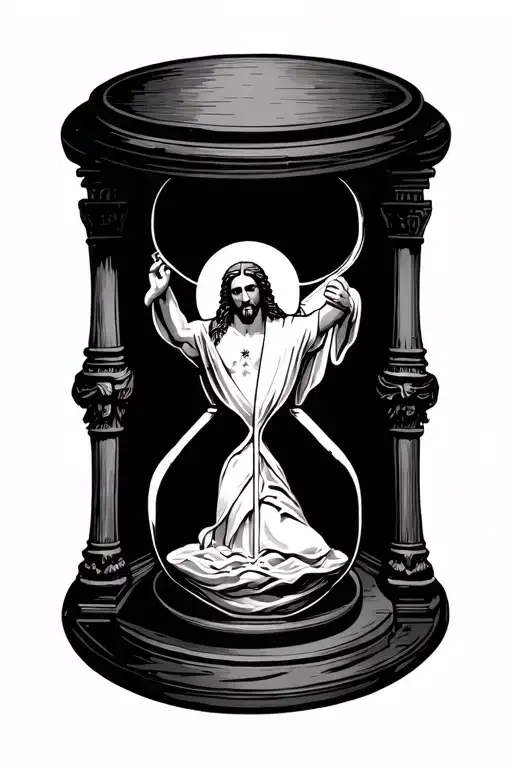 Faith Hourglass Combined Jesus